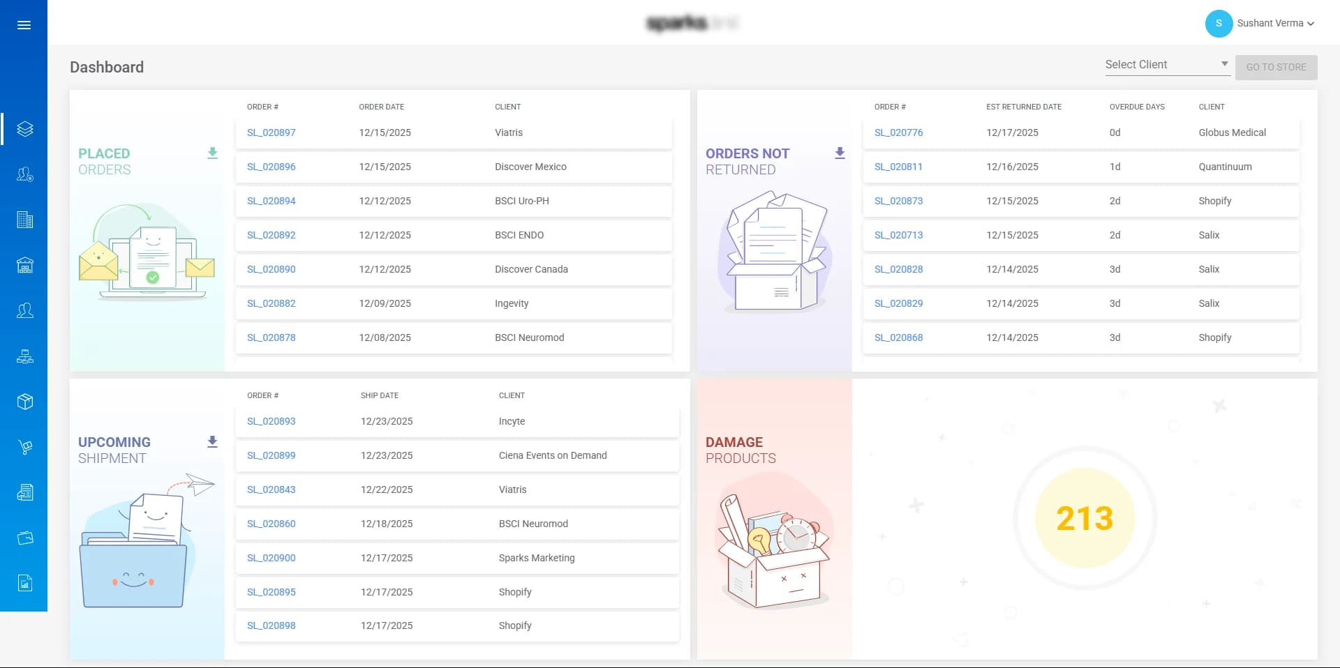 SparksLink — Enterprise E-Commerce Platform screenshot